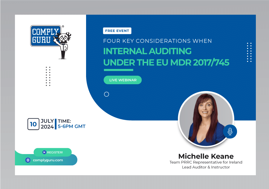 Four Considerations when Internal Auditing under the EU MDR Webinar